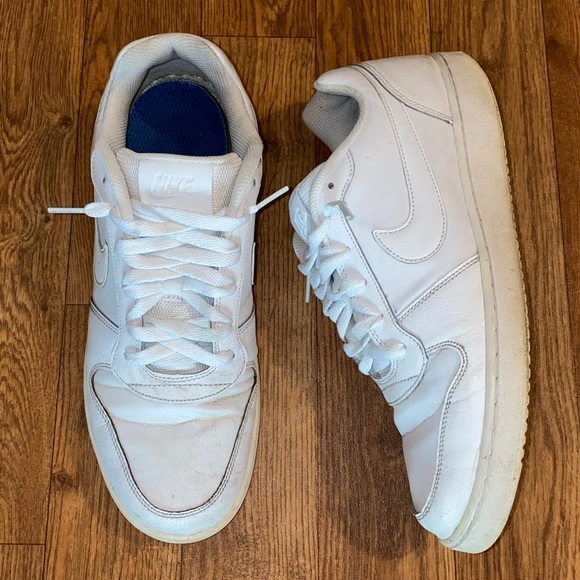Nike Ebernon Low ‘Triple White’ Sneakers,Size:10.5